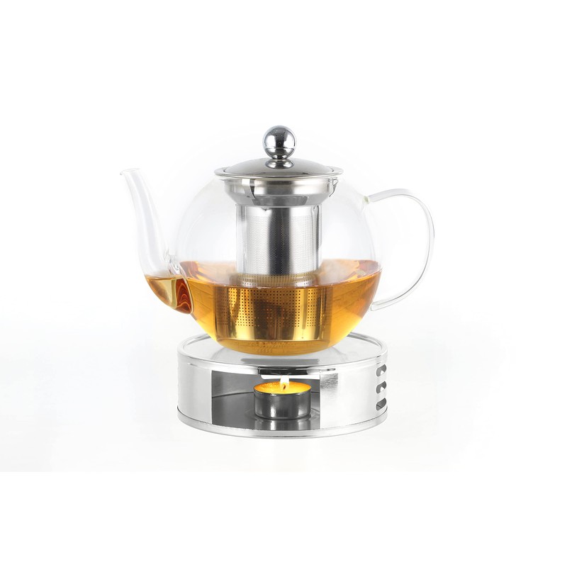 Echtwerk Tea Warmer Stainless Steel Round Tea and Coffee Warmer
