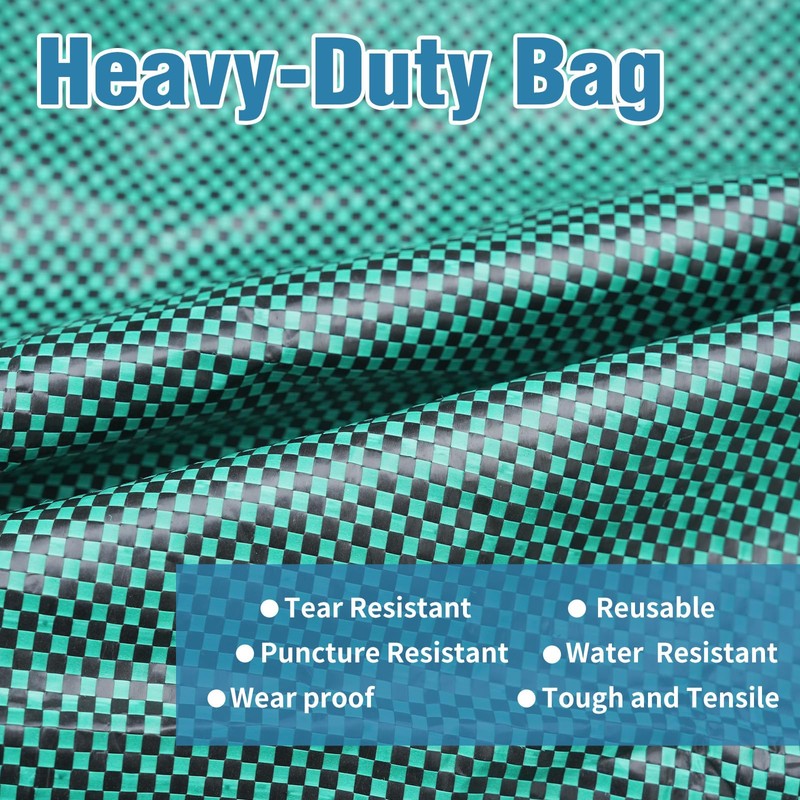 Reusable Leaf Bags, Tear-resistant & Reusable Lawn Bags, Yard Waste