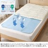 Marynight MJS130181 Dehumidifying Sheet, Blue, Double, Approx. 51.2 x 70.9