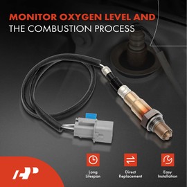 Sensor de oxígeno O2 A-Premium compatible con Hyundai Elantra 2017-2019, Elantra GT 2018-2020, Veloster 2019-2021 y Kia Soul 2010-2011/2017-2021, L4 1.6L 2.0L, reemplazo# 392 FFFFFFF000, 392103F020