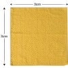 Hotel, Popcorn 5 Pack Wash Cloth, White Yellow