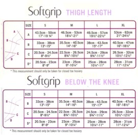 Scholl Softgrip Light Support Class I Compression Stockings for Women - Below The Knee, Closed Toe - Class 1 - Natural, Large, Stockings for Travel, Varicose Veins, Swelling Relief