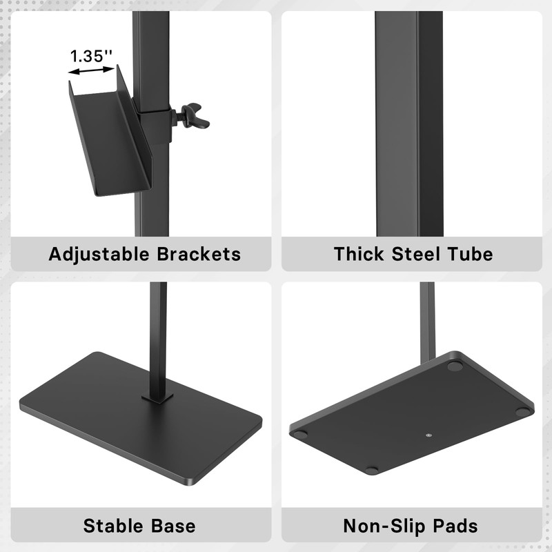 Adjustable Floor Easel Stand, Holds Frames Up to 64"