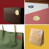 東和マーク(Towamark) 封蝋風シール リボン 金色(ツヤあり) M SWA-MRGG020 20枚入