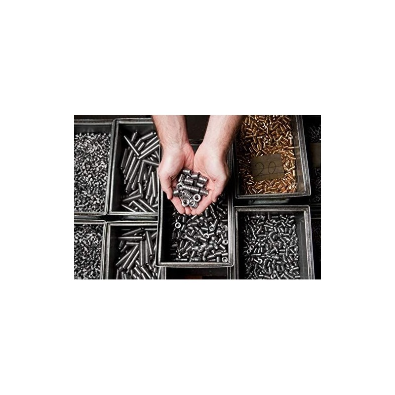 Made in Germany Threaded Steel Insert, (50 pcs.) with hex