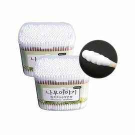 Namu Story One Touch Cotton Swabs 350 Pieces 6 Pack Swabs Cleaning Cleaning Supplies Tools Hygiene Products Beauty Personal Cash on Delivery or Pay upon Order / 나무이야기 원터치 면봉 350개입 6팩 솜봉 청소 청결 용품 도구 위생용품 뷰티 개인 착불 또는 주문시 결제