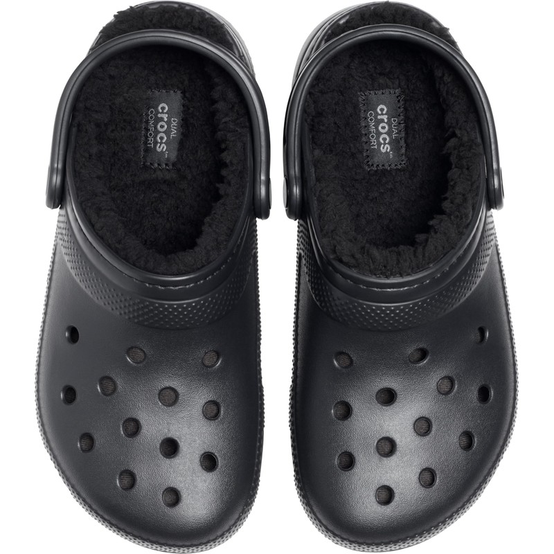 Crocs Crocs Classic Lined Clog Black/Black Men's 4, Women's 6