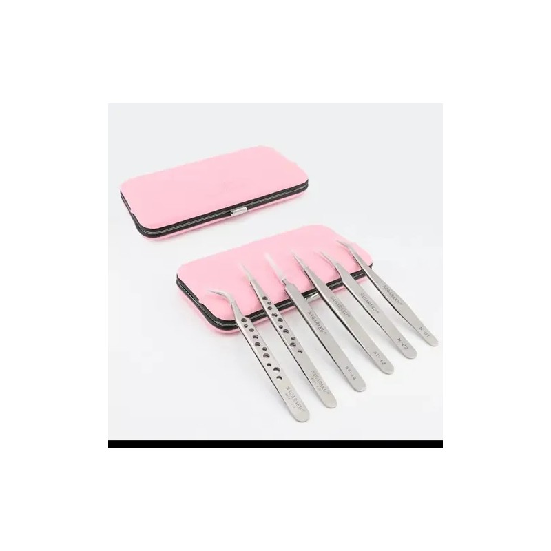 Kit De Pinzas Nagaraku Para Extensiones De Pestañas