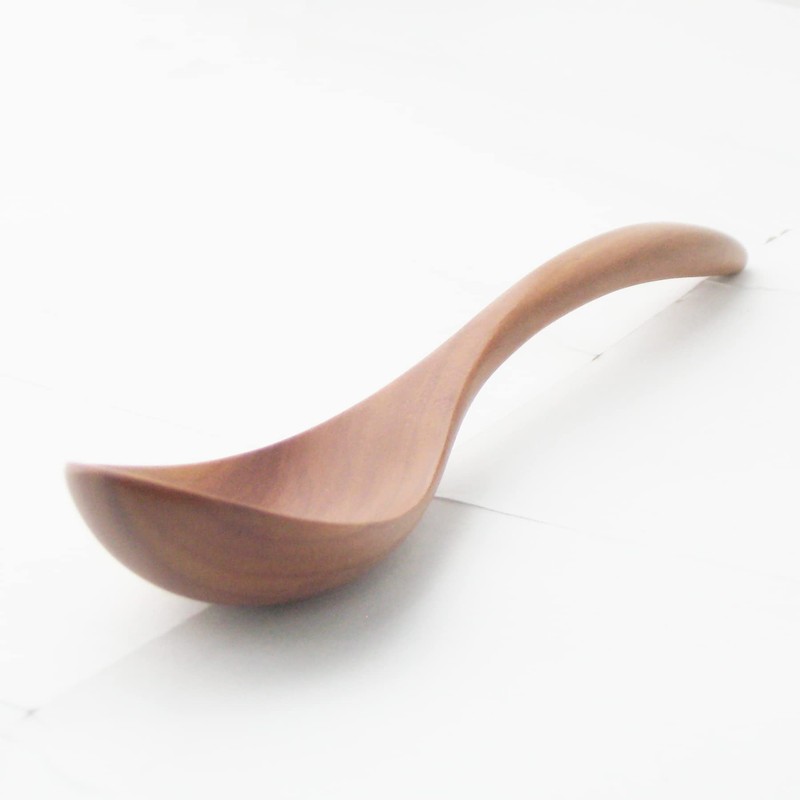Nagao Sao Wood Risotto Spoon, 6.3 inches (16.0 cm), Set