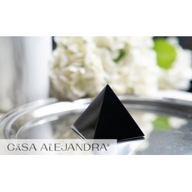 LA CASA DE ALEJANDRA | Pidamide de Obsidiana Negra (Grande)
