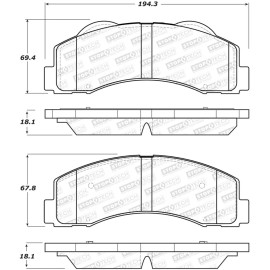 StopTech Performance for 2010-14 Ford F-150 Front Brake Pads