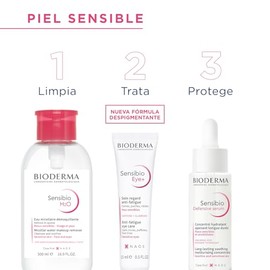 BIODERMA, Agua Micelar, Sensibio H2O Pump, Desmaquillante para Piel Sensible, Calma y Reduce la Irritacin, 500 ml                                     