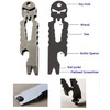 Harlorki 3 PCS Multi-function Skull EDC Tool Pocket Stainless Steel