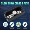 Class T Fuse Block, Fuse Holder with 400 Amp Fuse,
