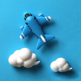 Aircraft Fridge Magnet, Airplane Clouds Refrigerator Magnets, Fun Magnets Novelty Office Home Kitchen Accessories Whiteboard Magnets