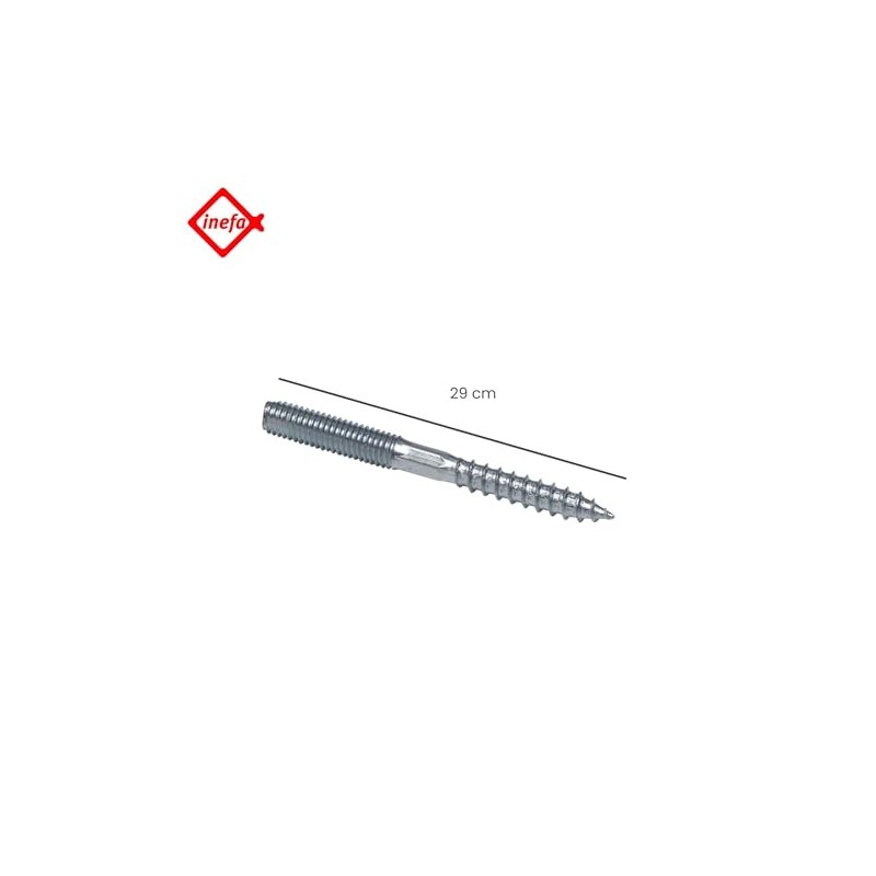 INEFA DN100/125 Galvanised Steel Screw Pipe Clamp 290 mm Pack