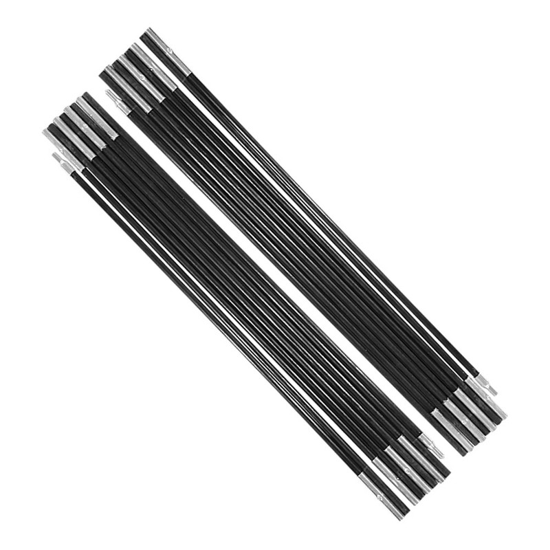 4.9M Fiberglass Camping Tent Pole Bars Outdoor Support Rods Awning