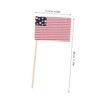 Alipis Decorative Fabric Flag Small American Flag for Parties Celebrations