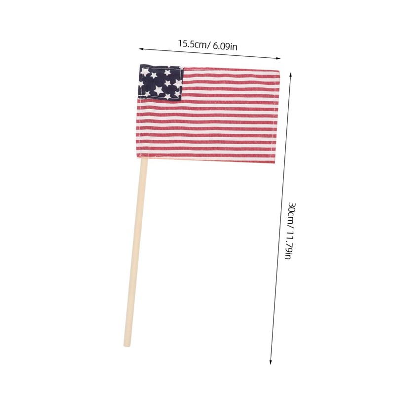 Alipis Decorative Fabric Flag Small American Flag for Parties Celebrations