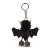 Nici 47550 7 cm Talisminis, Bat Cuddly Toy Pendant with