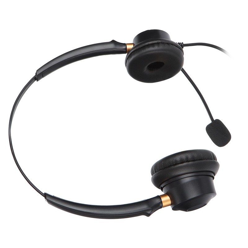 H600D‑2.5 Telephone Headset Call Center Noise Cancelling Corded Binaural Customer