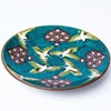 Stylish Kutani Ware Dish, Specialty, Bean Plate, Old Kutani Blue