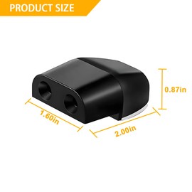 BLAU GRUN 2PCS Car Deer Whistle, Vehicle Deer Whistles Warning Device, Auto Save Deer Whistle Animal Alert Horn Devices Accessories with Adhesive Tapes, Universal for Car Truck Motorcycle