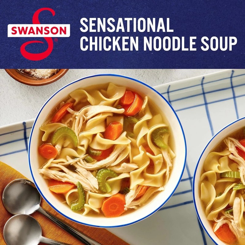 Swanson Natural Goodness Lower Sodium Chicken Broth, 32 oz Carton