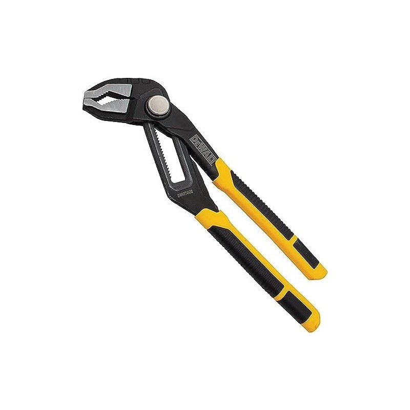 Dewalt DWHT74432 12-inch V-Groove Jaw Pushlock Plier , Yellow