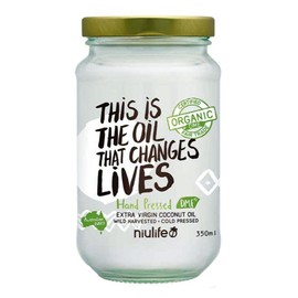 Niulife Organic Extra Virgin Coconut Oil 350 ml