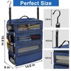 Olosar Suitcase Organizer, Travel Luggage Organizer Portable Hanging Travel Shelves
