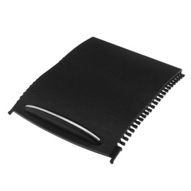 OTOTEC Mittelkonsolen Rollo Abdeckung Kompatibel mit C-Klasse W203 2000 2007 A2036800123 Getränkehalter Rollo Reißverschluss Mittelkonsolen Schiebeläden Schwarz