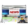 Leyiyi 5x3ft News Broadcast Hall Backdrop Microphone TV Show Record