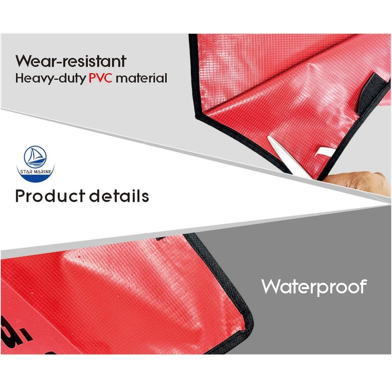 Heavy Duty Fire Extinguisher Cover with Window - Fire Protective