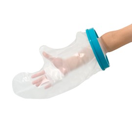 100% Waterproof Cast Cover for Shower Hand Kids - Available in 6 Sizes, Fits Infants & Toddlers, Reusable Half Arm Cast Protector - Watertight Protection for Wound Hands,Arms (11.81 in / 30 cm)