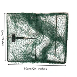Large Spring Domestic Bird Trap Dird Chicken Hawk Net Trap Wild Turkey Traps Outdoor Animal Camping Hunting Cage Tools,Enhanced Edition 24x20 Inches
