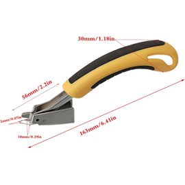 Staple Removers Heavy Duty Staple Remover, Staple Puller Tool Upholstery Construction Heavy Duty Staple Remover Tack Lifter Office Claw Tools Puller Removing…