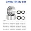 Silscvtt Front Wheel Bearing Seal Kits Replacement for Honda TRX420