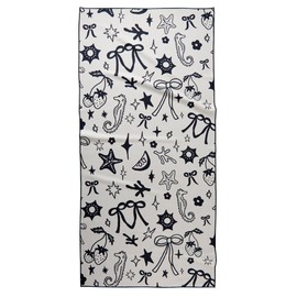 GEOMETRY Microloop Beach Towel - Premium Sand Resistant Beach Towels w/Hang Loop - Absorbent, Fast-Drying, Lightweight & Compact Swim Towel - Earth and Sea, 31" x 65", 1-Piece