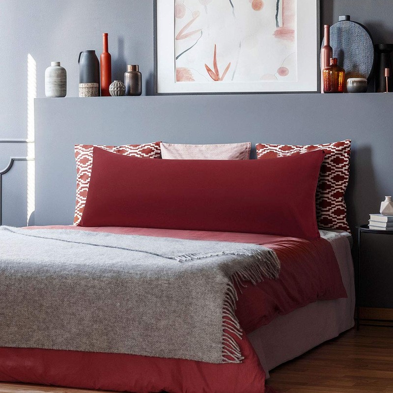 PiccoCasa Body Pillow Cover with Envelope Closure, Pillow Case for