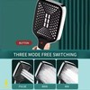 Square Shower Head with 3 Jet Modes Rain Shower Head