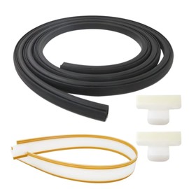 Gxcdizx 154827601 Dishwasher Door Seal Combo Kit for Frigidaire Kenmore Electrolux Dishwasher, Include 154827601 Door Seal + 809006501 Lower Seal + 154701001 Splash Shield Dishwasher Seal Kit