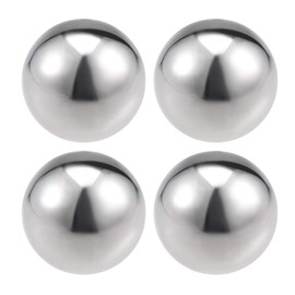 sourcing map 38mm(1.5") Dia 304 Stainless Steel Hollow Ball for Home Garden Decoration 4pcs