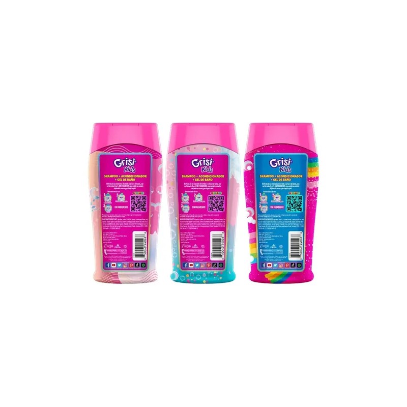 Shampoo Neonatos 3 En 1 Kids 300ml Grisi