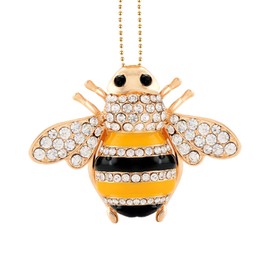 Bee Ornaments for Christmas Tree Hanging Vintage Honey Bee Gifts for Women Christmas Decor Party Supplies