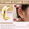 Finrezio 3/4 Piece Ear Cuff Set for Women Ear Cuff