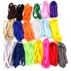 BCB Wear Flat Shoelaces 5/16" Wide Solid Colors Several Lengths