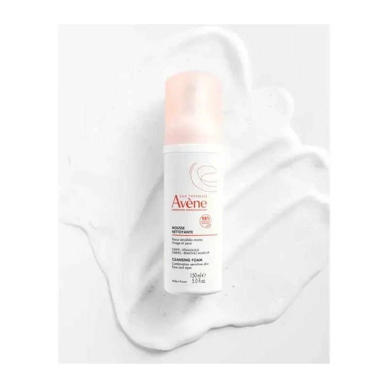 Avène Espuma Limpiadora Facial 150ml para Piel Seca