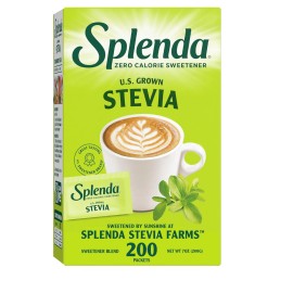 SPLENDA Stevia Zero Calorie Sweetener, Sugar Substitute Packets, 200 Count