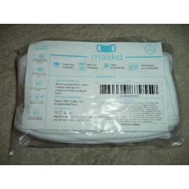 MASK 10 Pack White 100% Cotton Face Mask Cover AUTO DETAILING LANDSCAPING DRYWALL